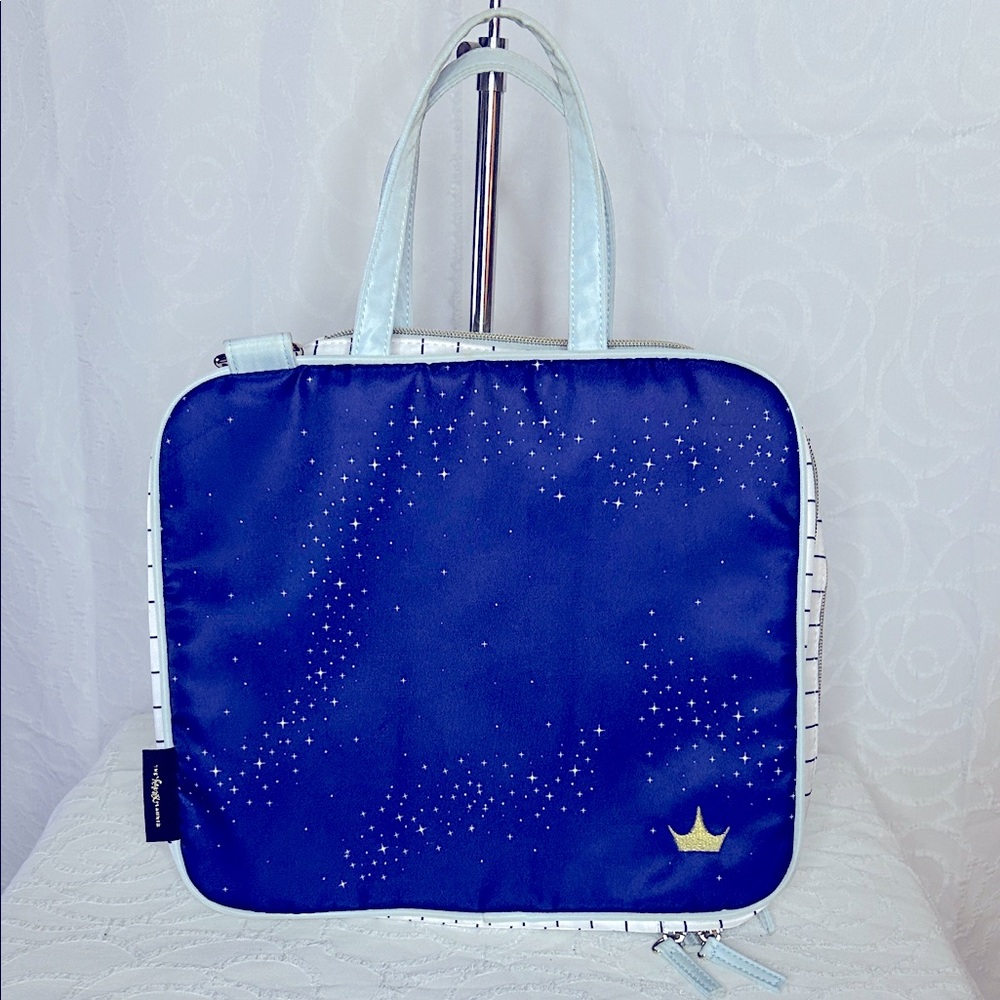 DISNEY blue and white Princess Happy Planner Storage Case/Pouch.